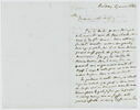 Lettre autographe signée Eugène Delacroix destinée à Pierre-Antoine Berryer, Bordeaux, 6 janvier 1846, image 1/2