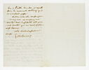 Lettre autographe signée Eugène Delacroix destinée à Pierre-Antoine Berryer, Ce 5 oct. [1855], image 2/2