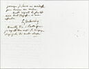 Lettre autographe signée Eugène Delacroix destinée à Pierre-Antoine Berryer, 15 [octobre 1857], image 1/4