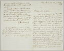 Lettre autographe signée Eugène Delacroix destinée à Pierre-Antoine Berryer, Plombières, ce 23 juillet 1858, image 1/4