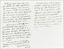 Lettre autographe signée Eugène Delacroix destinée à Pierre-Antoine Berryer ce 12nov[embre 1859], image 2/2
