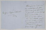 Lettre autographe signée Pierre-Antoine Berryer à Delacroix, le 14 juillet 1845, image 3/5