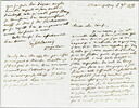 Lettre autographe signée Eugène Delacroix à Pierre-Antoine Berryer, 6 septembre 1858, image 3/4