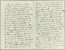Lettre autographe signée Eug. Delacroix à Joséphine de Forget, 
