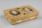 Boîte avec les portraits du duc de Bordeaux et de sa sœur Louise de Bourbon-Artois, image 1/10