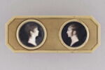 Boîte octogonale avec les portraits des époux Ghillighien dans un écrin, image 6/7