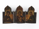 Triptyque de voyage montrant la Déisis, image 1/3