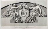 Figures du fronton principal de l'Attique de la cour du Louvre, face orientale, image 1/2