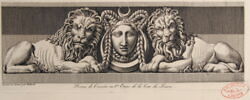 Dessus de croisée au premier étage de la Cour du Louvre, image 1/2