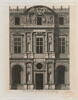 Elévation Géométrale d'un Pavillon de la Cour du Louvre, image 1/2