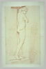 Femme nue, debout, tournée à droite le bras droit sur la poitrine, image 2/2