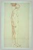 Femme nue, debout, vue de côté tournée à droite, image 2/2
