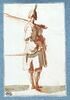 Un soldat turc, une lance sur l'épaule gauche, image 1/2