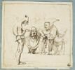 Groupe de figures grotesques chantant, image 1/4