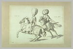 Un janissaire 'aga' et un janissaire 'affendi' à cheval, image 2/2