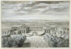 Vue du château de Trianon prise de la grille, image 3/3