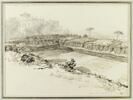 Batterie n° 10 à Corsini, lors du siège de Rome, image 1/2