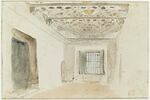 Intérieur arabe, dit chambre de Delacroix, à Meknès, image 1/2