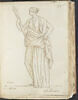 Femme drapée, debout, tournée vers la gauche,... ; Muse, image 1/2
