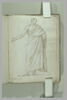 Homme drapé, vu de face, l'épaule et le bras droits découverts, la tête..., image 2/2