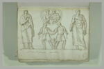 Femme drapée et voilée debout et un homme à demi drapé debout encadrent..., image 2/2