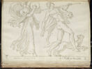 Une ménade et satyre dansant accompagnés d'une panthère, image 1/2