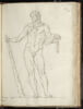 Hercule nu, vu de face, la tête couverte de la dépouille du lion de Némée..., image 1/2