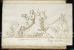 Jeune femme tenant une boîte, assise sur un taureau marin retenu par l'Amour, image 1/2