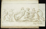 Triton conduisant un monstre marin ; ils portent des néréides, image 1/2