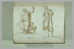 Jupiter tenant son foudre et une figure remontant de sa main gauche les..., image 2/2