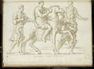 Cavalier drapé, allant vers la droite, tenant une couronne dans sa main..., image 1/2