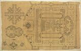 Plan d'un monument romain, au bord du Tibre, image 1/2