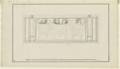 Etude d'un bas-relief décoré de tête d'hommes et de peaux de bêtes tendues, image 1/2