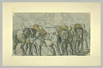 Quatre chevaux de charrette, image 2/2