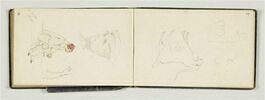 Tête d'homme ; homme assis ; main, image 2/2