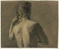 Demi-figure de femme nue, vue de dos, image 1/2