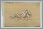 Statue d'Hercule couché, appuyé sur sa massue, image 2/2