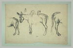 Trois études d'âne pour le Matin (1856), image 2/2