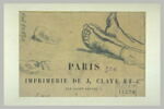 Etudes de deux pieds d'homme et deux études de jambes, image 2/2