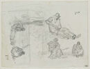Etudes de figures assises, image 1/2