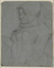 Femme âgée, coiffée d'une cornette, en prières, image 2/2