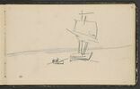 Barque et croquis de bateau de pêche, image 1/2