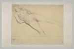 Femme nue, étendue sur le dos, image 2/2