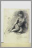 Jeune fille nue assise à terre, image 2/2