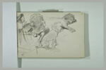 Trois études de caniche et chaise vue de derrière, image 3/4