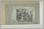 Homme peignant devant un chevalet, avec trois femmes, image 2/2