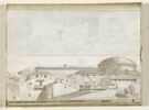 Vue des toits de Rome et de la coupole du Panthéon, depuis la loge de Saint-Hubert, image 1/2