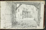 Vue d'une cour de ferme à Saint-Denis, image 2/2