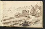 Vue des murs de la ville haute et du couvent de Saint-Jacques, à Provins, image 1/2