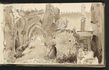 Vue des ruines de l'église de Saint-Thibault, à Provins, image 1/2